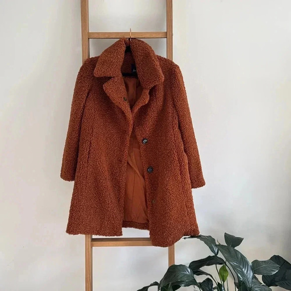 SAM EDELMAN | Faux-Fur Jacket size medium - Picture 1 of 15